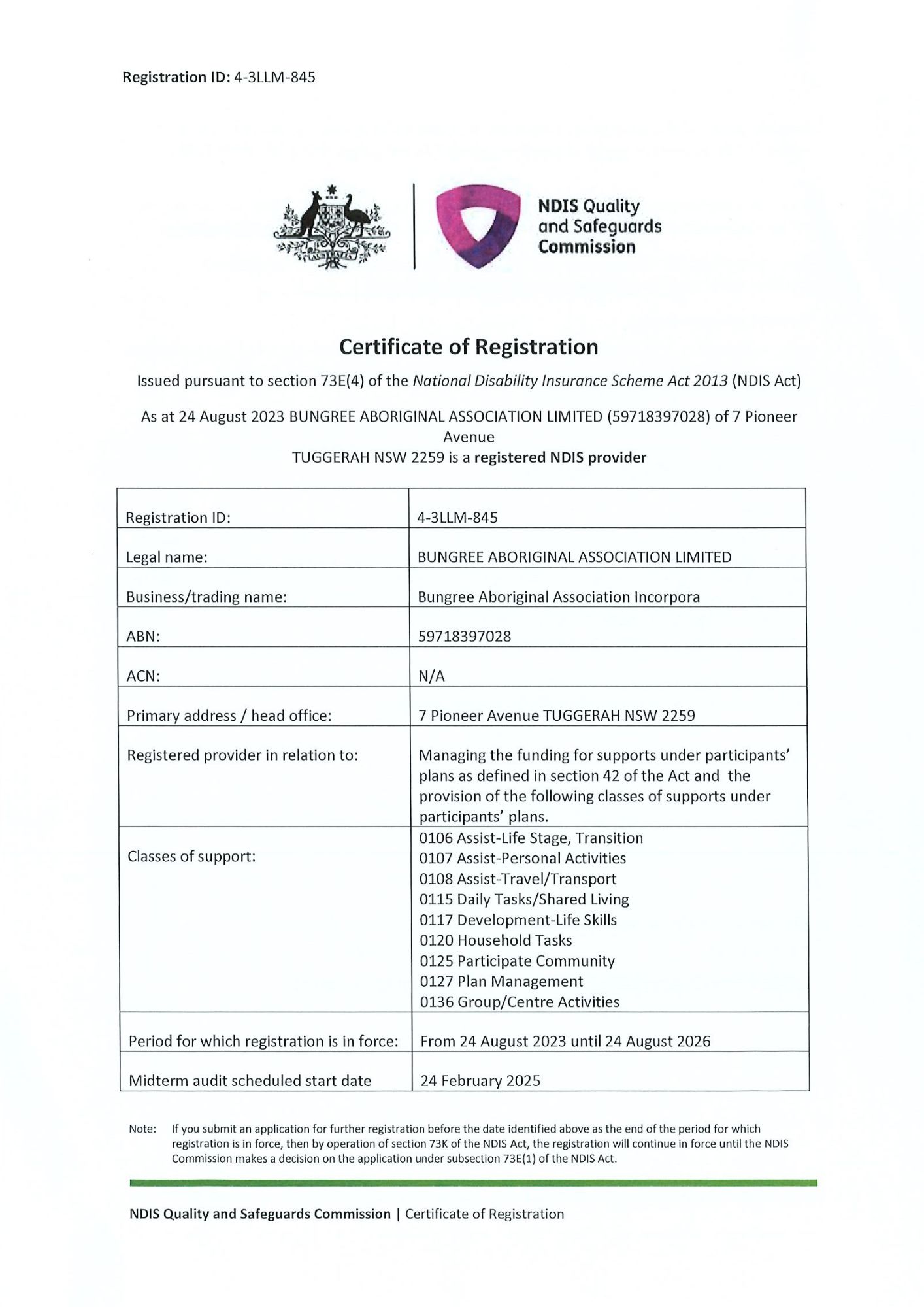 NDIS Registration